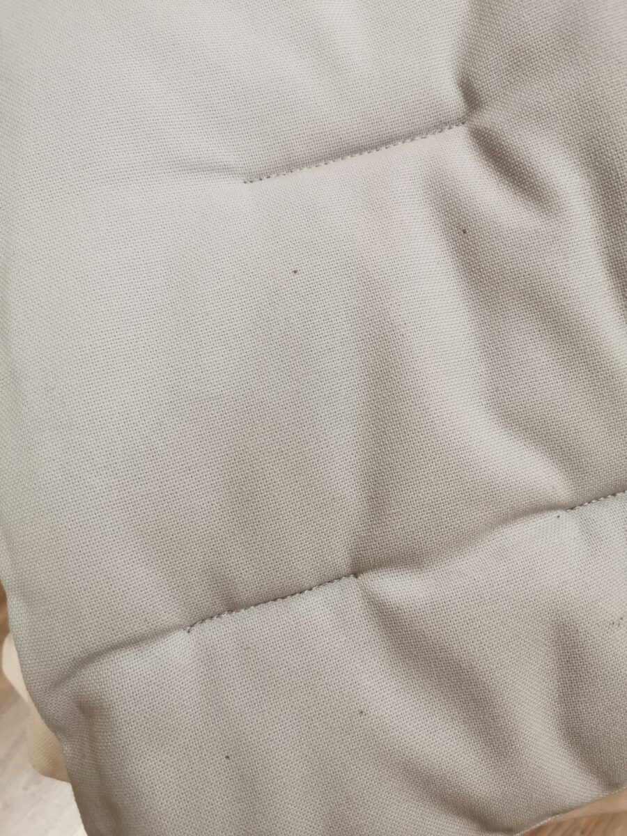 Materac BABY, wełniany, szary